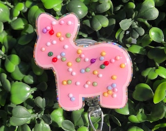 Animal Cookie Badge Reel, Bakers ID Holder, Medical ID Reels, Display Magnets