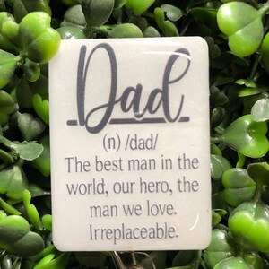 Porte-badge pour papa, Cadeau pour la fête des pères, Porte-carte d'identité rétractable, Clip pour carte d'identité médicale, Aimants de présentation
