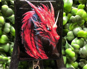 Dragon Badge Reel, Access Card Holder, Dragon Display Magnet
