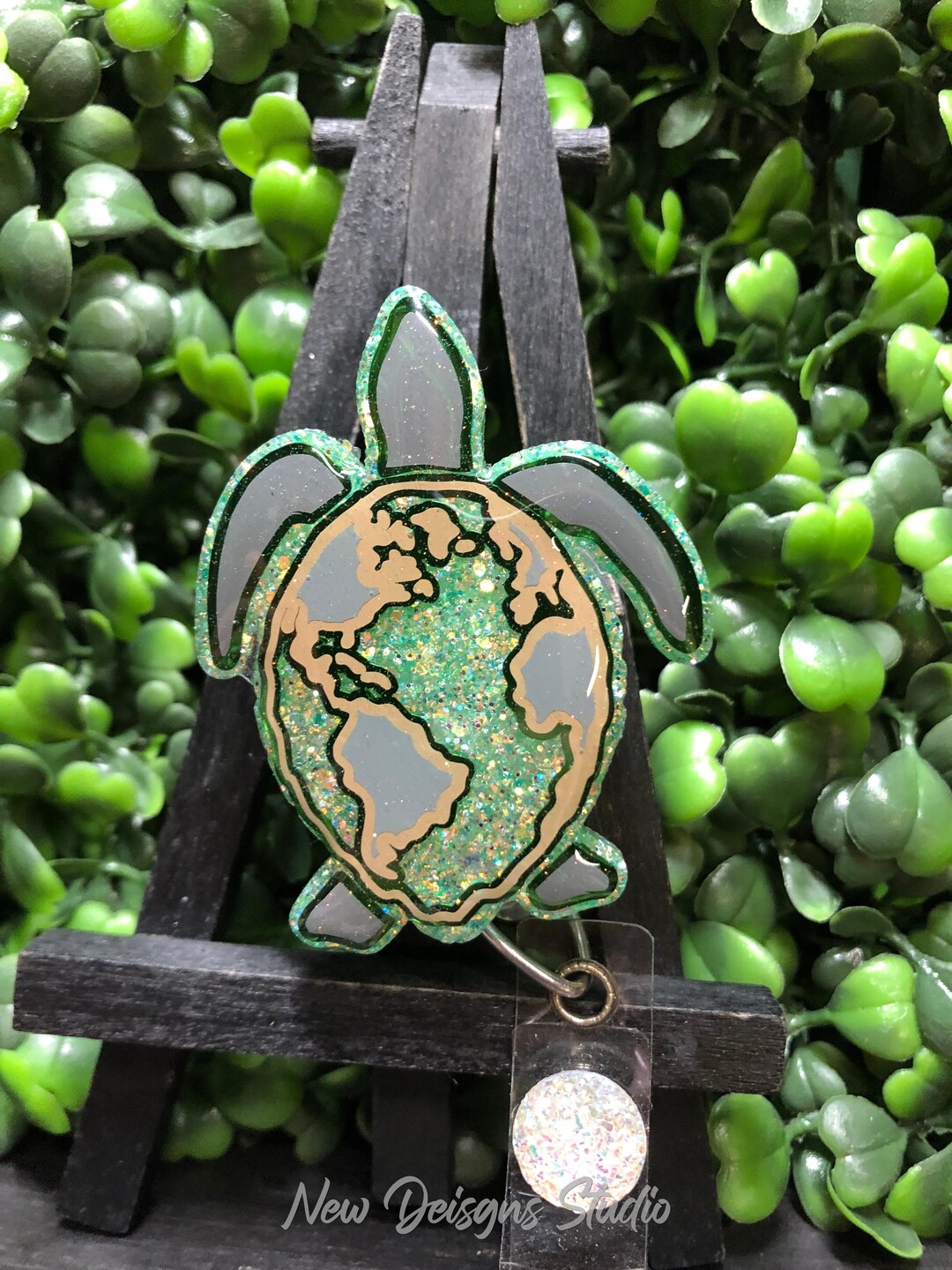 Turtle Races With Magnets Earth Sea Turtle Badge Reel, Medical Retractable Reels, Turtle Magnets ...