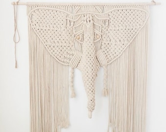Macrame Elephant Wall Hanging