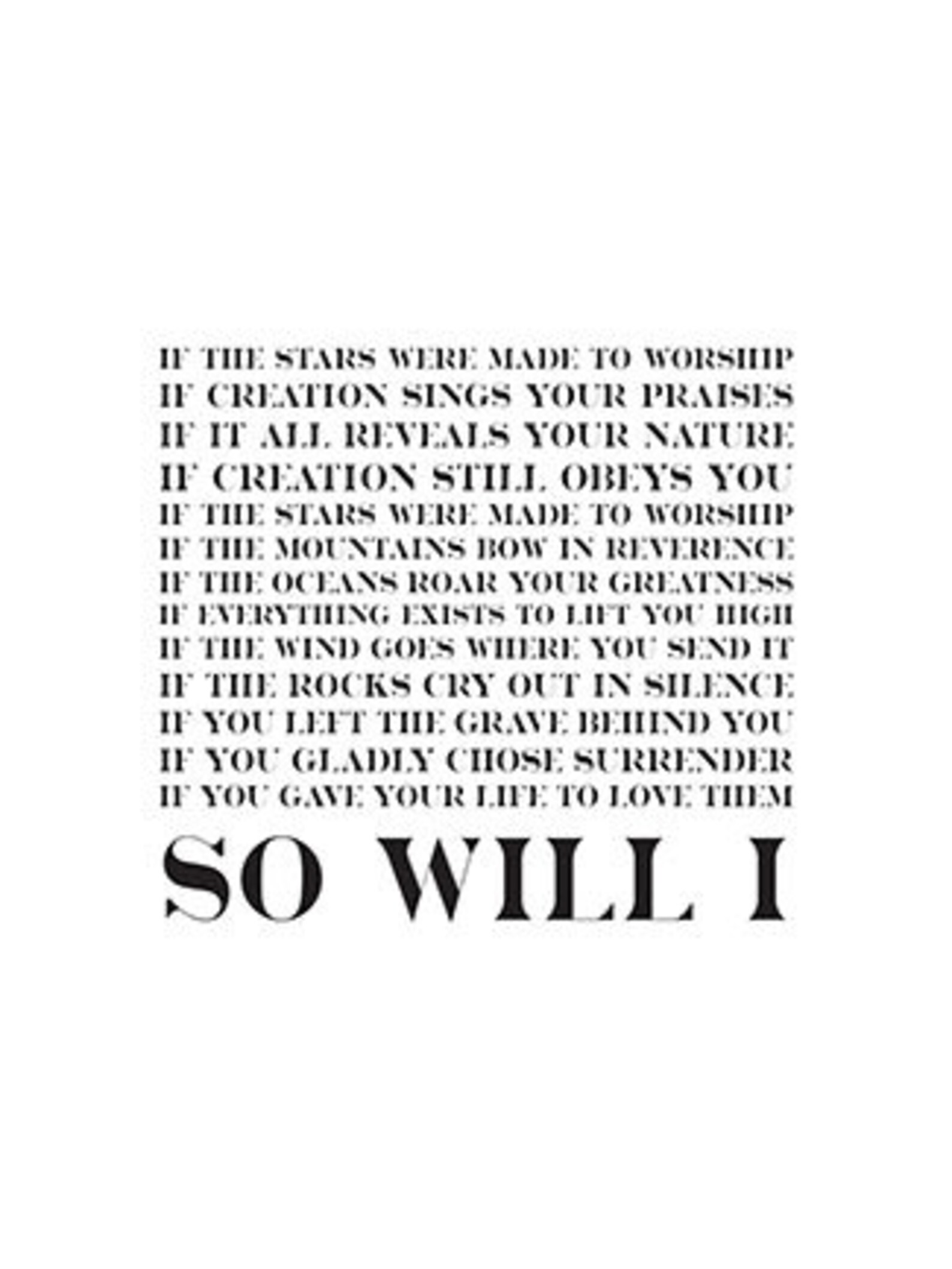 So Will I Wall Print Digital Download Printable Wall | Etsy