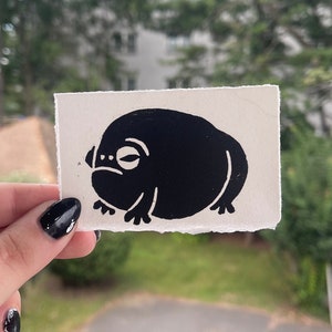 Grumpy Frog Print - Instax Mini Size