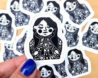 Lady Sticker