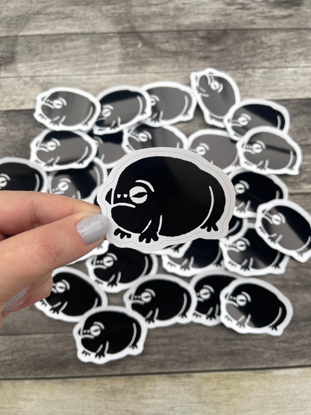 Toad Panic Sticker Grumpy Toad Sticker - Etsy