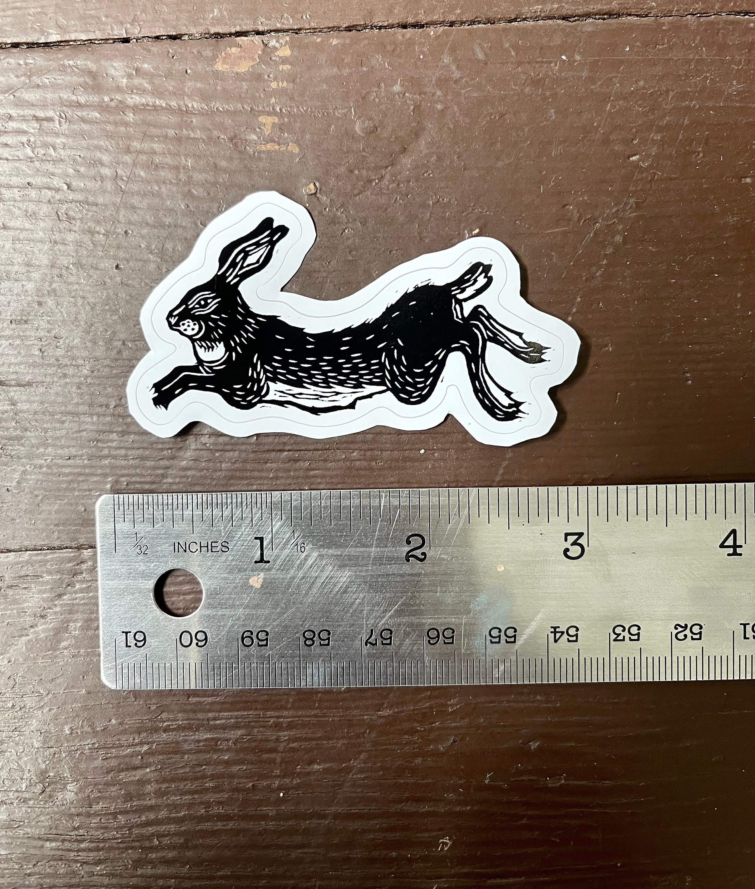 Rabbit Sticker - Etsy