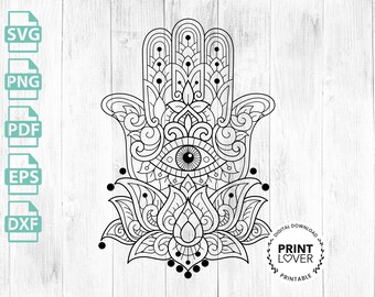 Download Hand Of Fatima Svg Etsy
