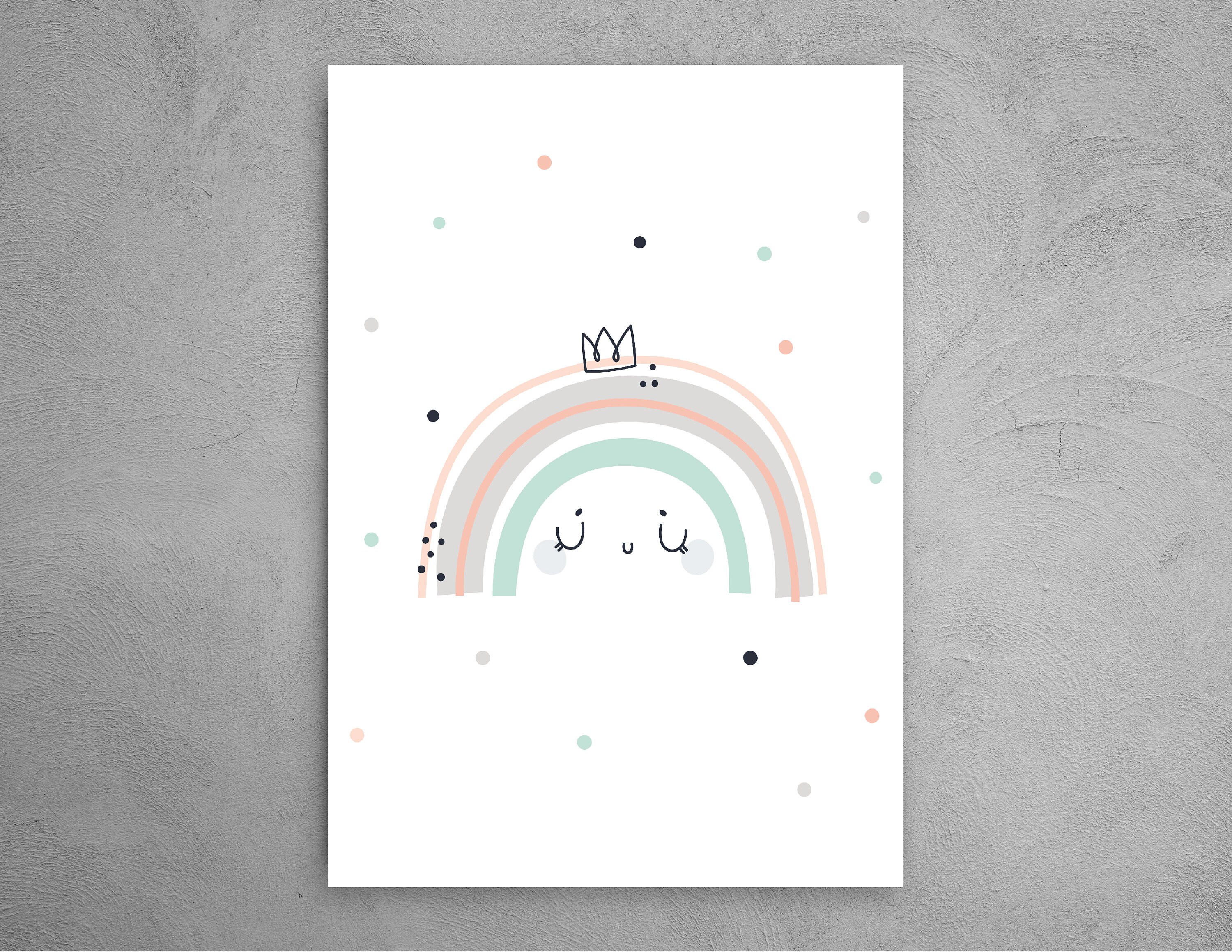Rainbow Wall Art Printable | Etsy