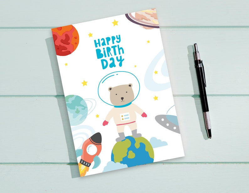 Happy Birthday Card, Printable Etsy Hong Kong