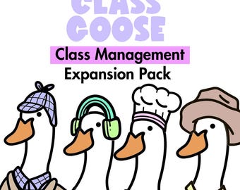 Silly Goose Classroom Printable | Back to School Decor for Teachers | Funny Classroom Management Sign