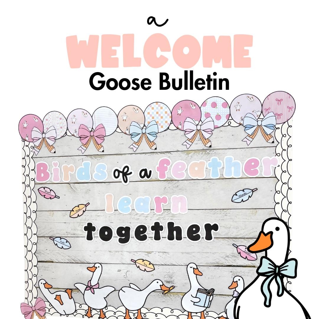 Silly Goose Back to School Bulletin Board Ideas - Counseling Office ...