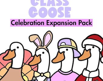 Silly Goose Classroom Management - Holidays and Celebrations - Magnetic Porch Goose Template - Diversity and Inclusion - Spirit Day
