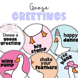 Silly Goose Door Decor - Morning Greetings at the Door - Classroom ...