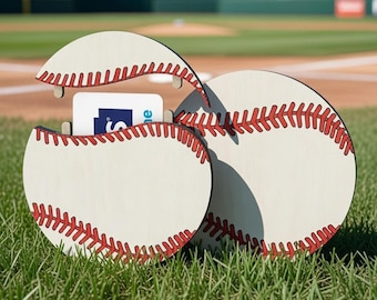 Baseball Gift Card Holder, Birthday Father's Day Graduation Sport Event Coach, Laser Cut File Multilayer SVG Digital Download