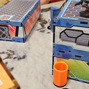 Silhouette Cylinder Tool for Infinity Tabletop Game - S2 | 3D-Printed