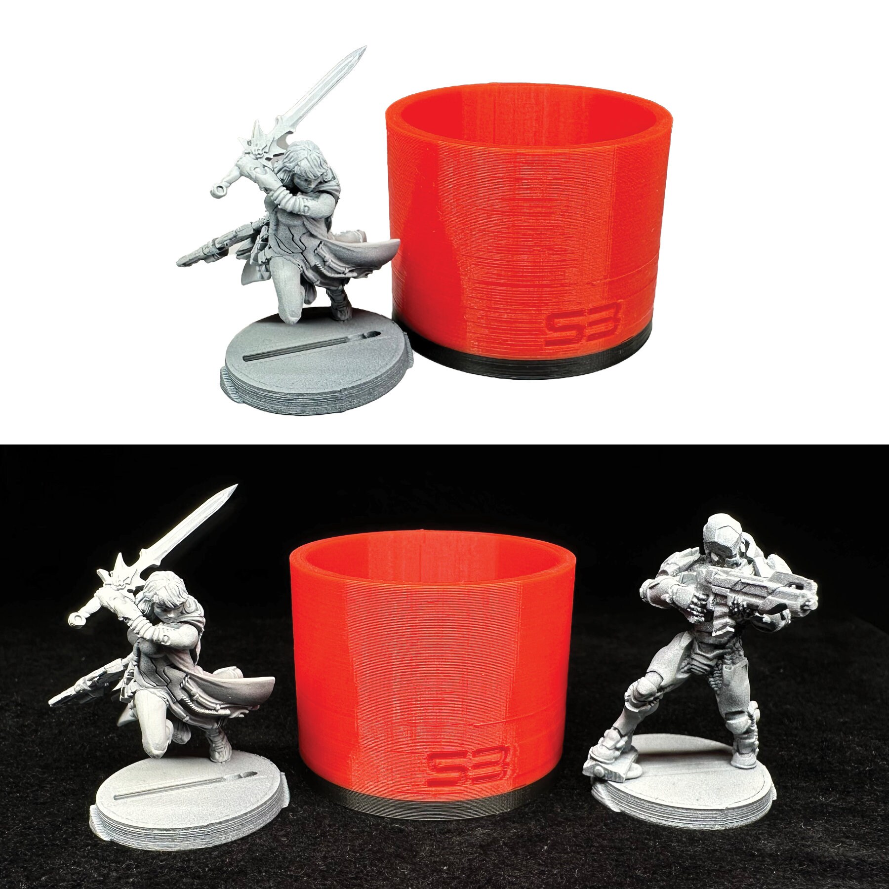 3d-printed Silhouette Cylinder Tool for Infinity Tabletop Game - Etsy