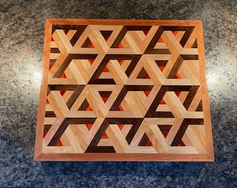Interlocking Cubes Cutting Board - Etsy