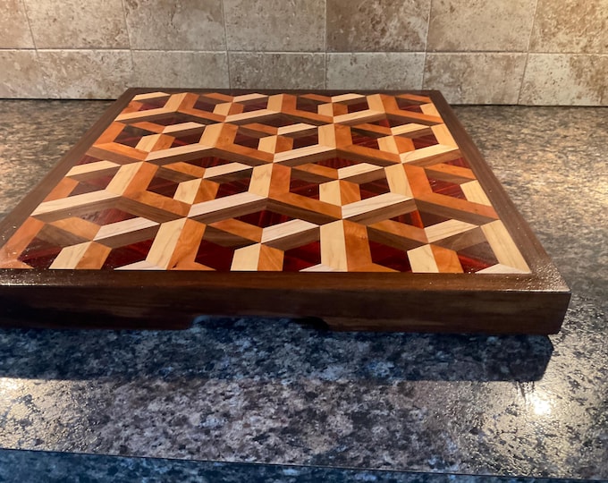 Interlocking Cubes Cutting Board - Etsy Canada