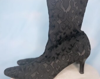 black sock boots