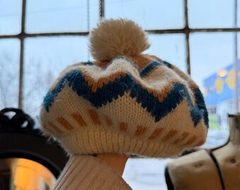 Buy Vtg Jo Lyn Original Elegance Toque Netted Wool Hat  display picture 2