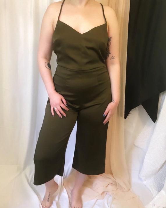 Olive Green Jumpsuit