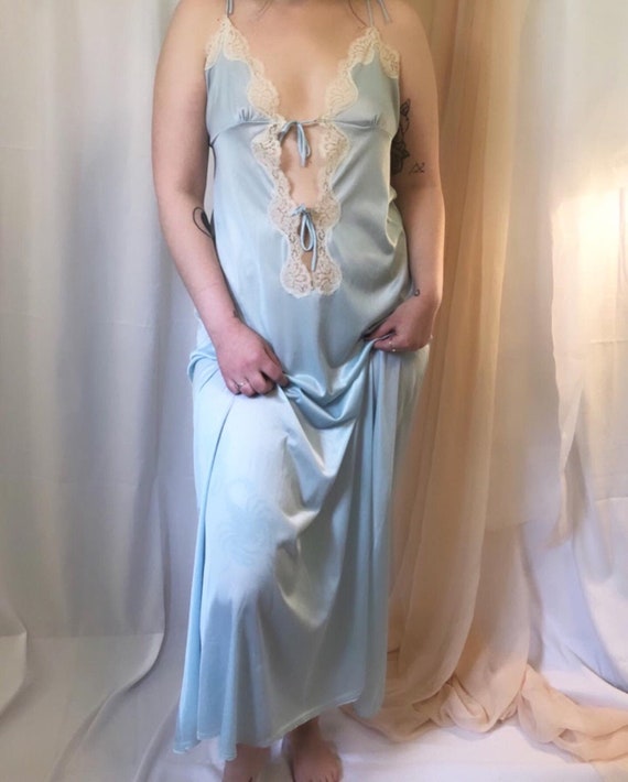 Vintage Blue Night Gown