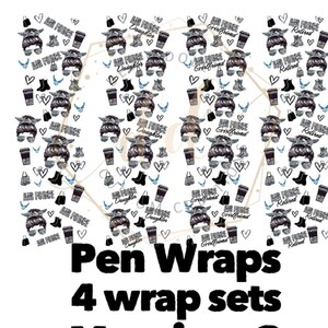 Pen Wraps US AIR FORCE collage Air Force, daughter, girlfriend and retired version 2, Png and Jpeg