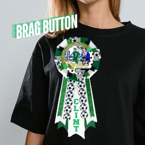 Brag Buttons Soccer