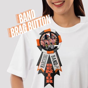 Brag Buttons Marching Band