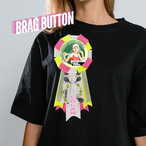 Brag Buttons Tennis