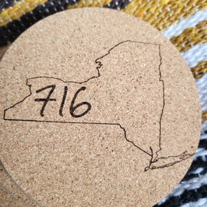 Engraved Cork Coasters