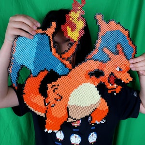 Mega Charizard XL Figures, Pokemon Decor, Mega Charizard X, Mega Charizard Y,  Anime Merch, Custom Figure, Hama Beads, Perler Bead Art -  Sweden