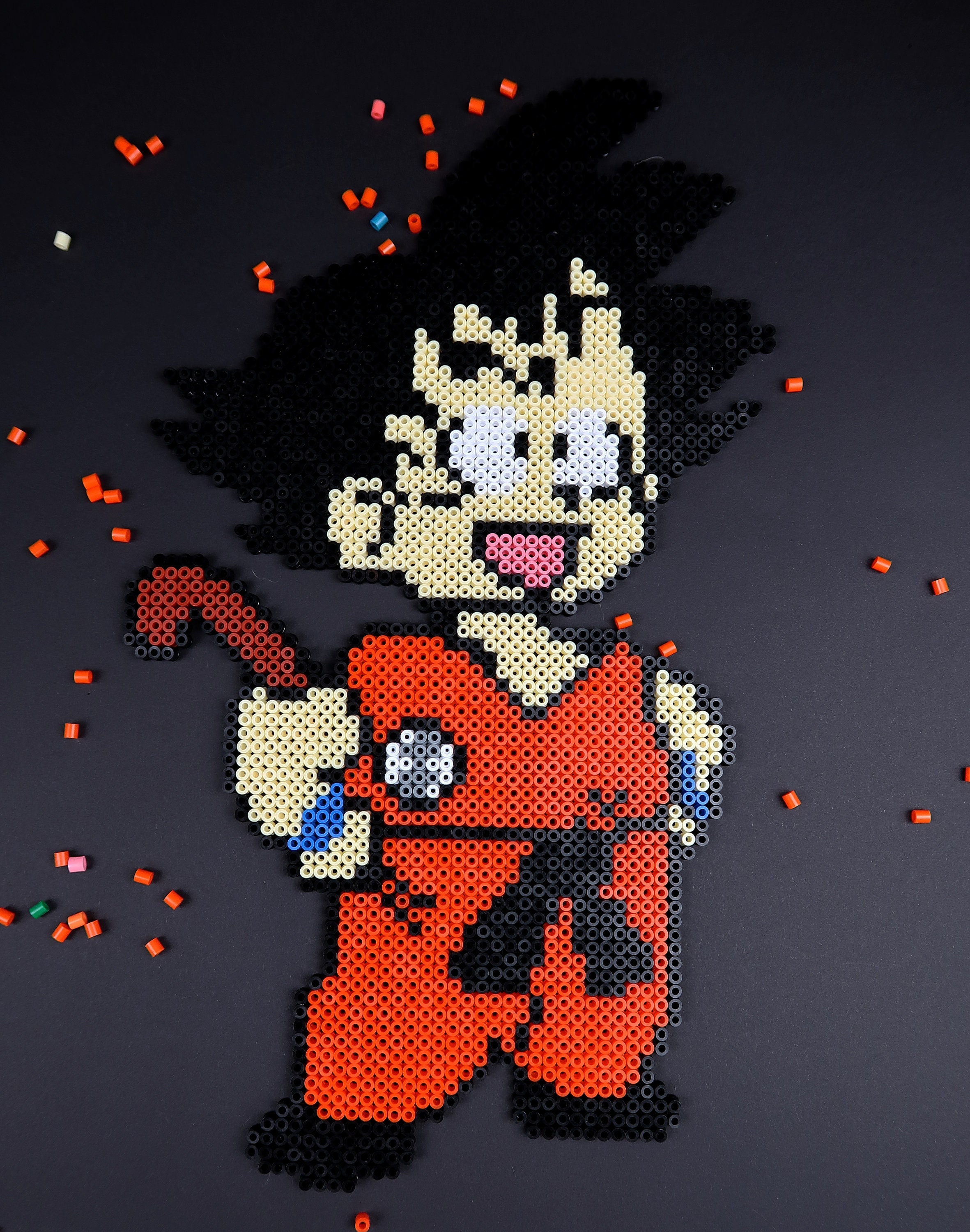 Pixel art goku - Etsy France Pixel art goku - Etsy France