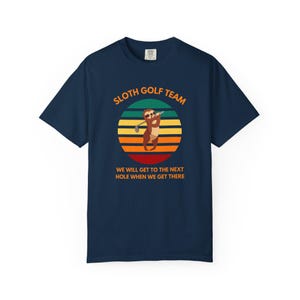 Sloth Golf Team Funny Golf T-shirt, Funny Golf Tee