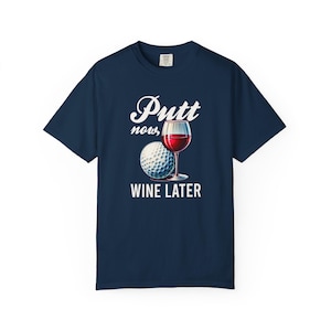 Funny Golf Wine T-shirt