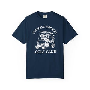 Swinging Wieners Golf Club Funny Golf T-shirt