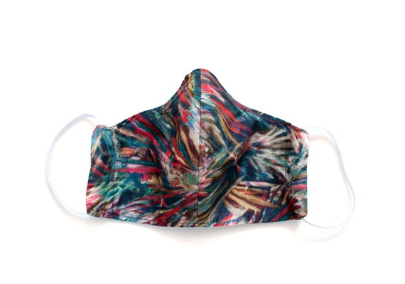 Reusable Face Mask with Insert Pocket and Nose Bridge - Saxby (Made with Liberty Fabric)
