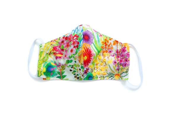 Reusable Face Mask with Insert Pocket and Nose Bridge - Original Tresco (Made with Liberty Fabric)