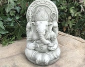 Reconstituted stone small ganesh statue oriental buddha garden ornament Outdoor Concrete
