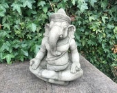 Reconstituted stone oriental ganesh statue buddha concrete garden ornament Outdoor