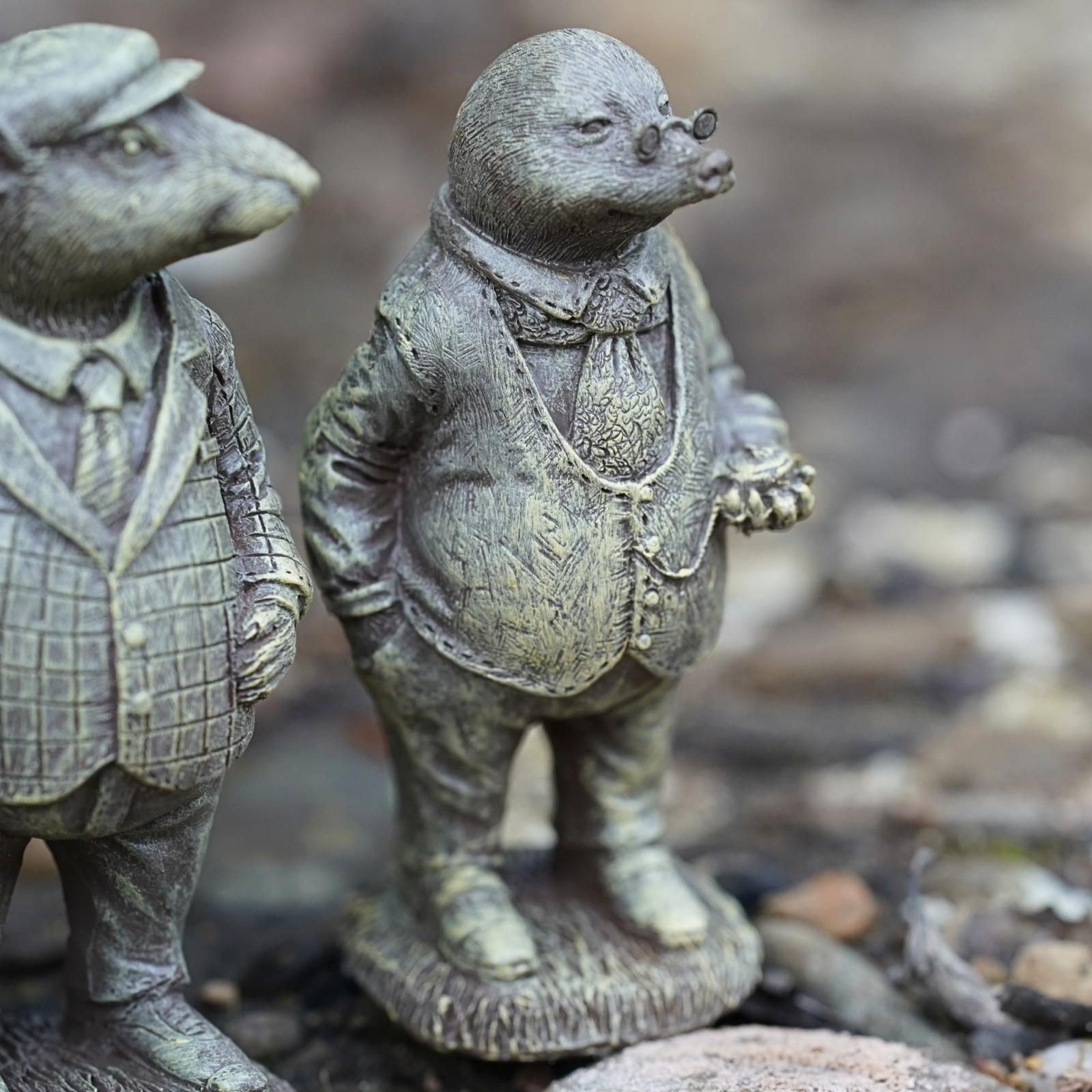 Set 4 Wind in the Willows Resin Statue | Mr Badger Mole Toad Ratty Home ...