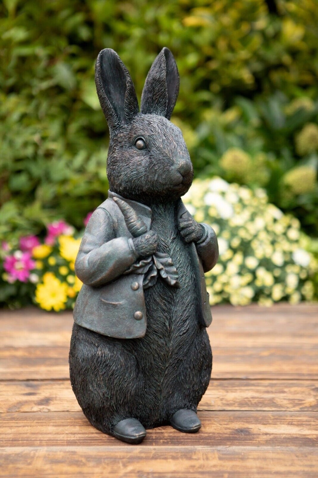 Peter rabbit Beatrix Potter Stone Garden Ornament