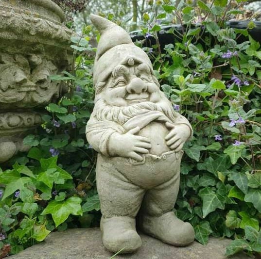 Jardin Jungle Elfe Statue Mignon Nain Statue Résine Gnome Ornement pour  Décoration Extérieure Type A