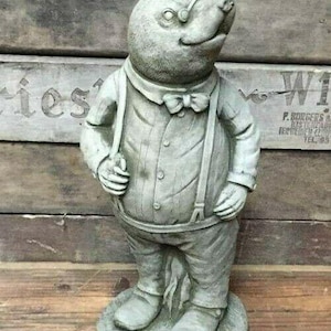 Herr Mole stenstaty | Beatrix Potter vindpil djur trädgård utomhusprydnad