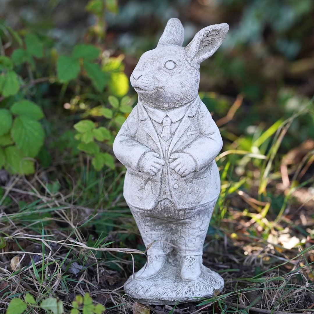 Peter Rabbit Headstone Master Peter Rabbit Stone Statue | Animal Garden Ornament Wind Willows ...