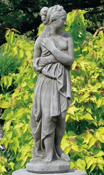 Grand Massif Statue Pandora Pierre Décoration de Jardin fonte