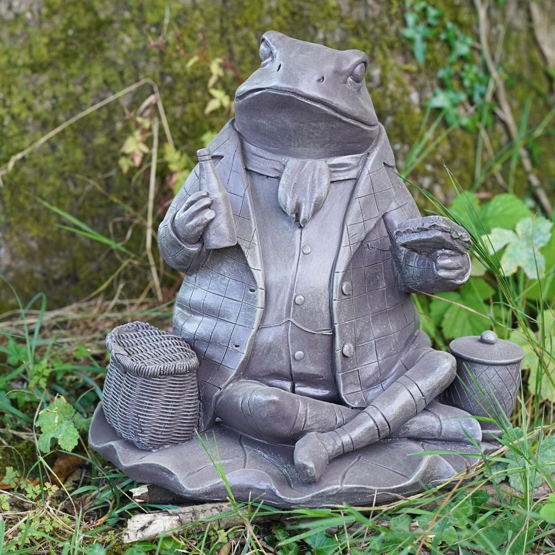 Mr Jeremy Fisher Garden Ornament Peter Rabbit Resin Outdoor Statue ...