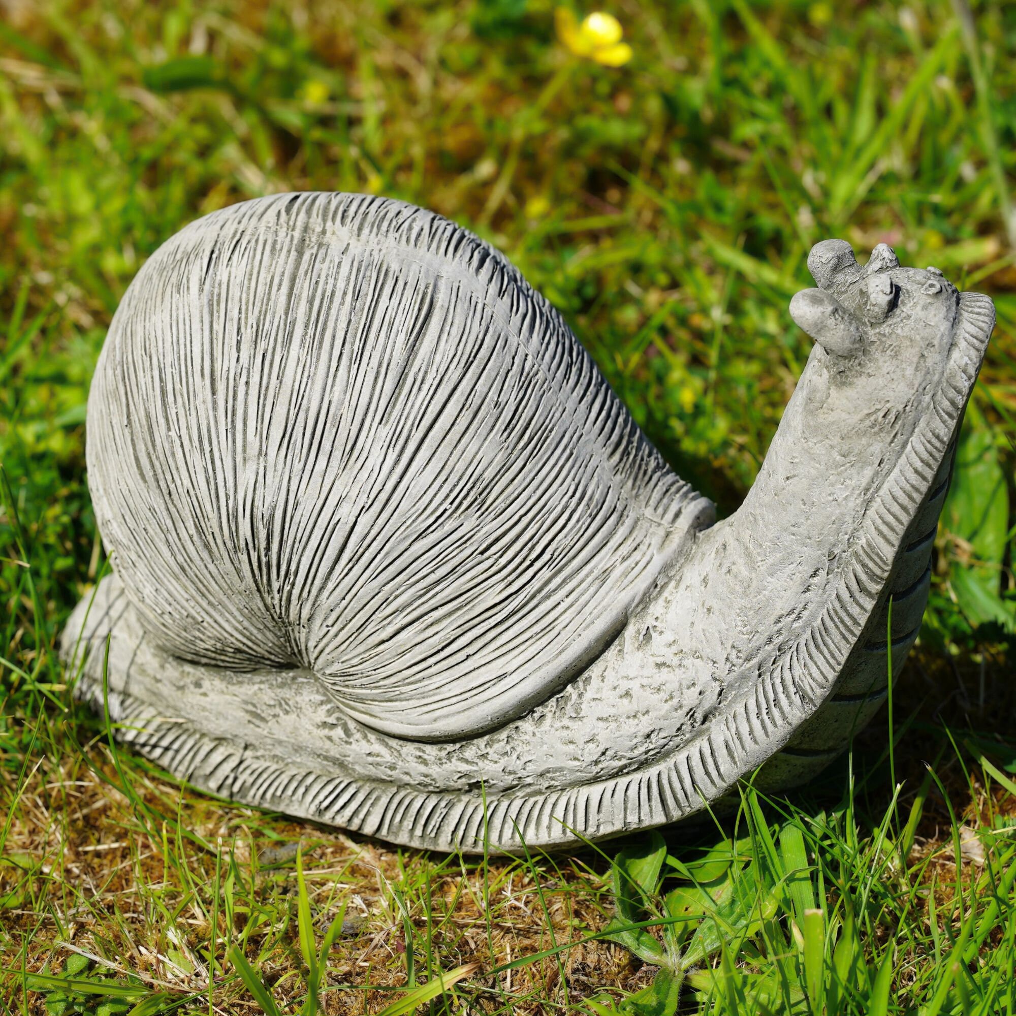 Snail Statue Garden Snail Stone Statue Outdoor Garden Ornament | British Wildlife ...