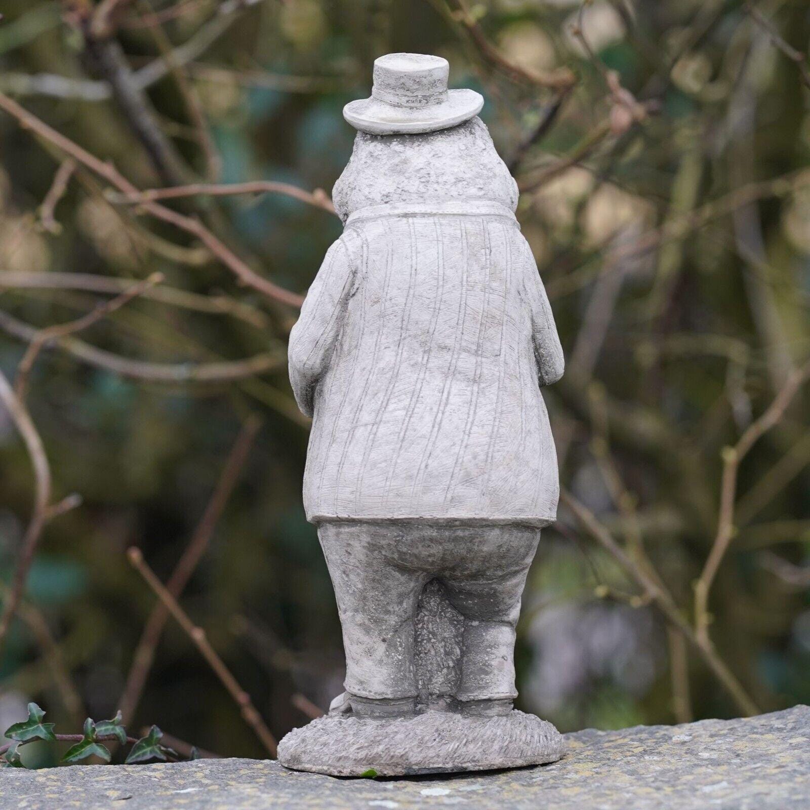 Mr Toad Stone Statue | Wind in the Willows Animal Garden Ornament ...