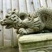 Reconstituted Stone Chinese Dragon Statue Vintage Mythical Garden ...